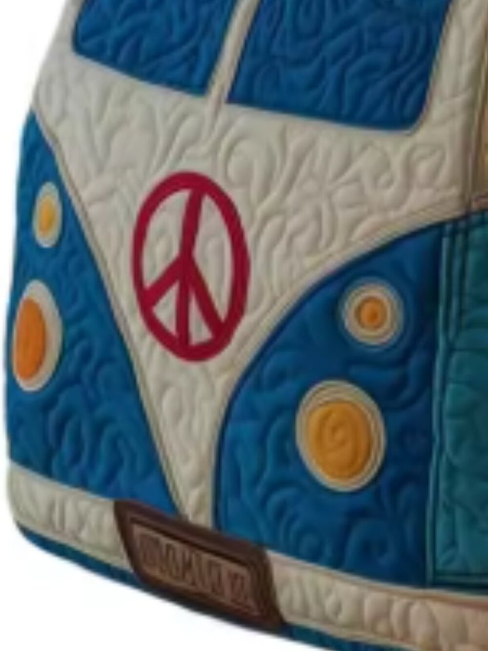 Quilted Cotton Quilted Travel Bag 3D Design Boho Style Duffle Bag Surf boards - Picture 5 of 5